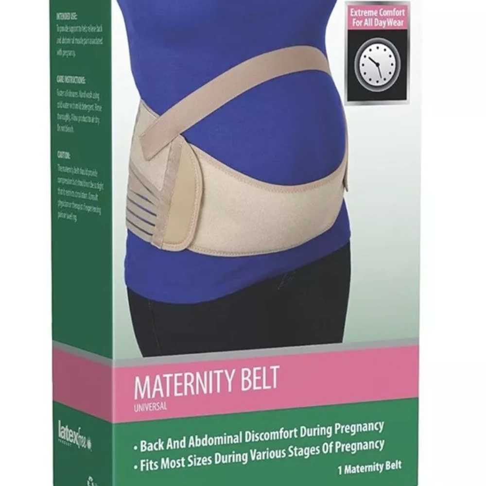 Latex-Free Maternity Belt - Beige color